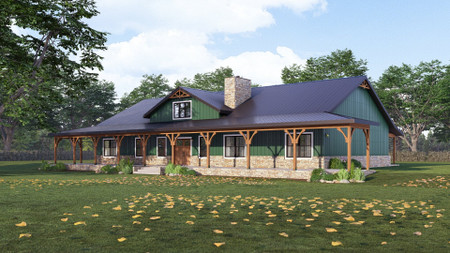 Country House Plan - Maple #5 55225 - Front Exterior