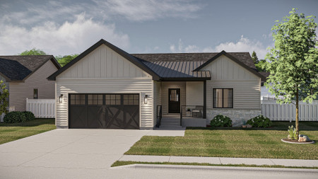 Farmhouse House Plan - Cottage Grove 14307 - Front Exterior