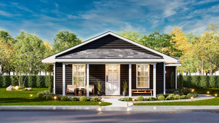 Ranch House Plan - Fenwick 9 91701 - Front Exterior