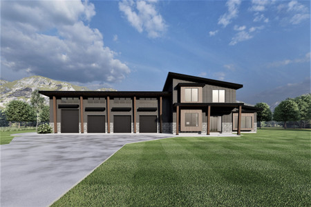 Modern House Plan - Supra 17778 - Front Exterior
