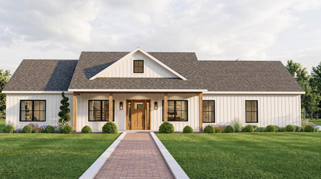 Cottage House Plan - 36221 - Front Exterior
