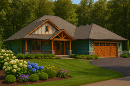Craftsman House Plan - Atlantic Beach 57582 - Front Exterior