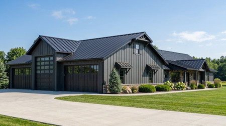 Country House Plan - 17180 - Left Exterior