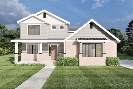 Traditional House Plan - Webb 25272 - Front Exterior