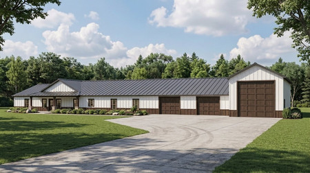 Country House Plan - 34205 - Front Exterior