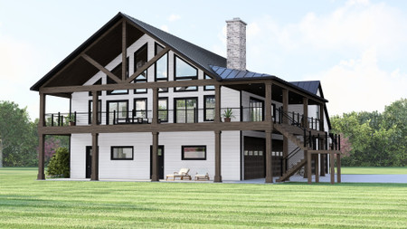 Farmhouse House Plan - 74842 - Front Exterior
