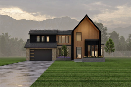 Contemporary House Plan - Svendborg 95135 - Front Exterior