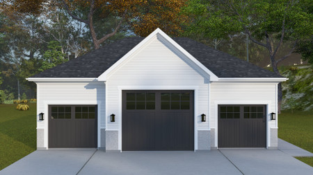 Craftsman House Plan - Pfeiffer 78530 - Front Exterior