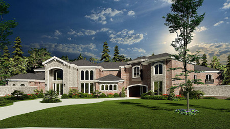 Mediterranean House Plan - Villa Talulla 86819 - Front Exterior