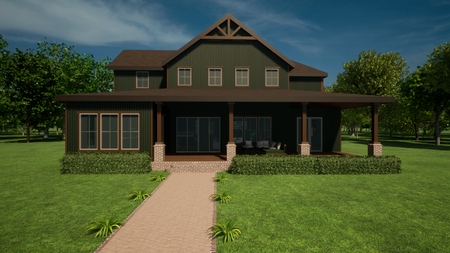Craftsman House Plan - Keck 71718 - Front Exterior