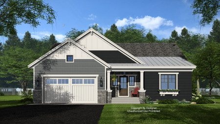 Craftsman House Plan - Hardwick 12216 - Front Exterior