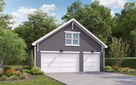 Traditional House Plan - 827 West 94083 - Front Exterior