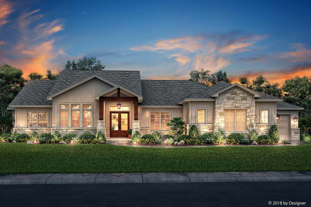 Ranch House Plan - Stillwell Court 77579 - Front Exterior