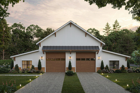 Farmhouse House Plan - Vetter 40983 - Front Exterior