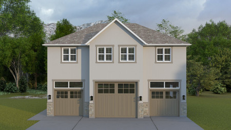 Country House Plan - Swann Barndo 36346 - Front Exterior