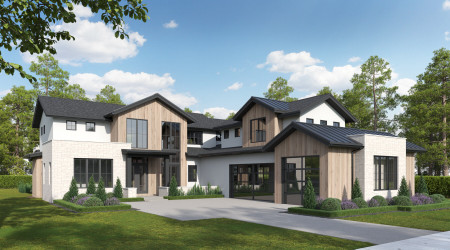 Contemporary House Plan - Baseline 25175 - Front Exterior