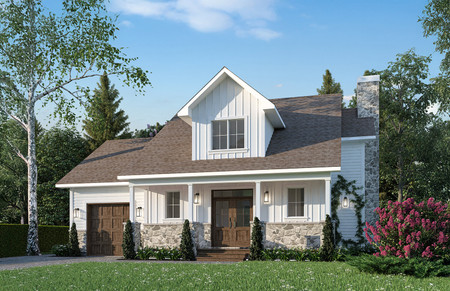Farmhouse House Plan - Delphine 2 33303 - Front Exterior