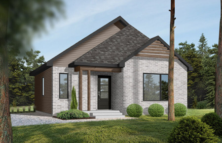 Contemporary House Plan - Lova 86905 - Front Exterior