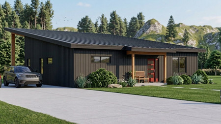Modern House Plan - 38713 - Front Exterior
