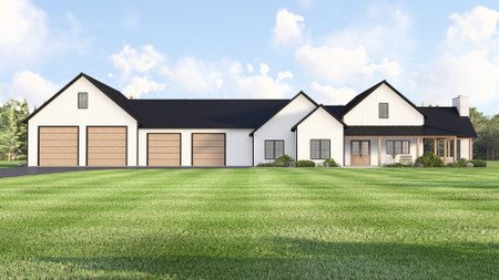 Country House Plan - 75799 - Front Exterior