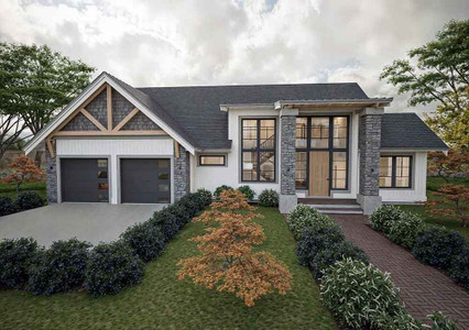 Craftsman House Plan - Lumen Haus 45251 - Front Exterior