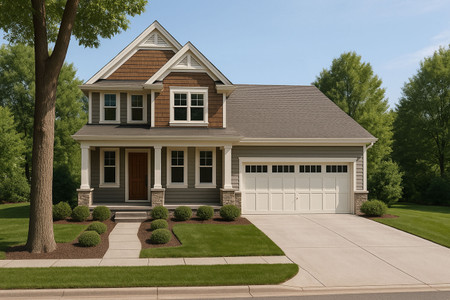 Craftsman House Plan - Redwood Cottage 87925 - Front Exterior