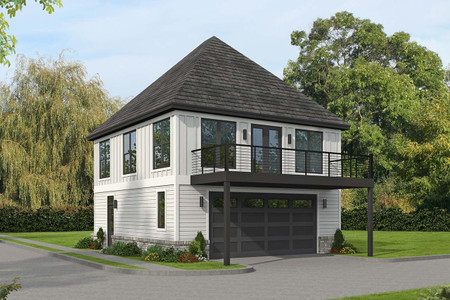 Contemporary House Plan - Nashville 2.5 83436 - Front Exterior