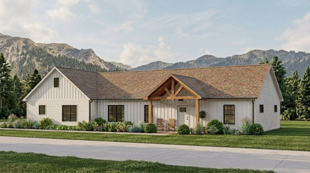 Country House Plan - 67406 - Front Exterior