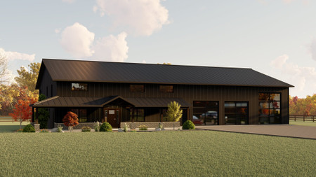 Farmhouse House Plan - 66324 - Front Exterior