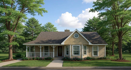 Ranch House Plan - Collierville 29456 - Front Exterior