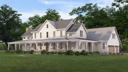 Country House Plan - Linden 77525 - Front Exterior