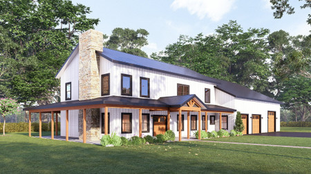 Country House Plan - Angelica 50467 - Front Exterior