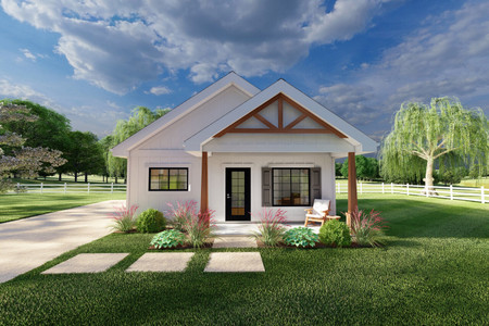 Farmhouse House Plan - 88015 - Front Exterior