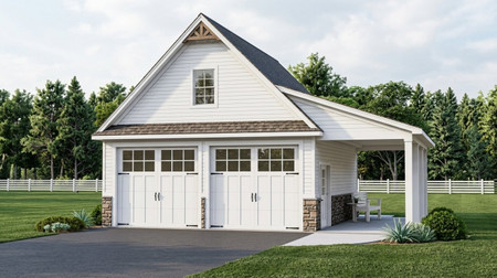 Traditional House Plan - 38974 - Front Exterior