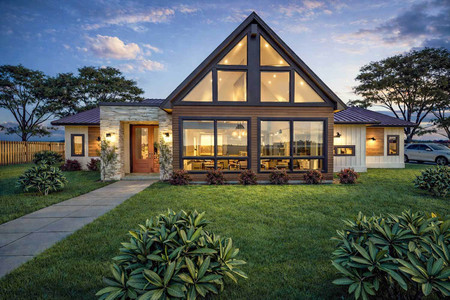 Farmhouse House Plan - Castle Ridge 69791 - Front Exterior