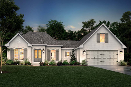 Southern House Plan - Fairfield 58142 - Front Exterior
