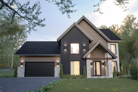 Farmhouse House Plan - Dumont 2 52487 - Front Exterior