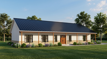 Country House Plan - Dandelion #1 28910 - Front Exterior