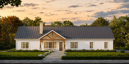 Farmhouse House Plan - Cassidy-7 32162 - Front Exterior