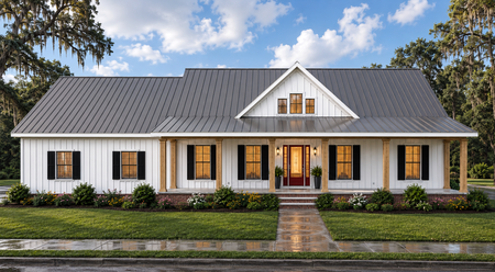Farmhouse House Plan - 83322 - Front Exterior