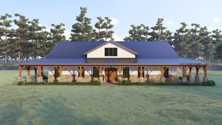 Country House Plan - Maple #6 33244 - Front Exterior