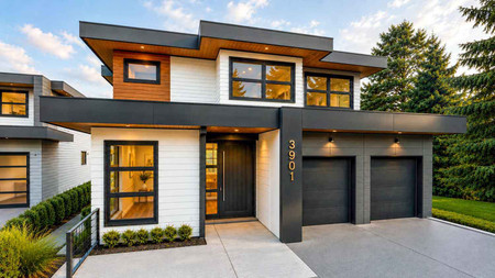 Contemporary House Plan - The Panorama 76465 - Front Exterior