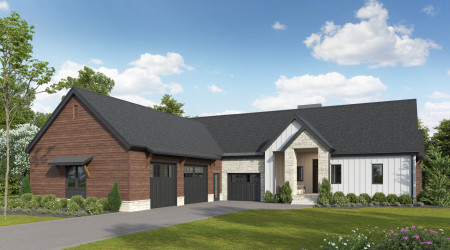 Farmhouse House Plan - Gould Valley 99686 - Front Exterior