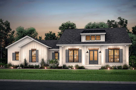 Farmhouse House Plan - Blackberry Ridge 13246 - Front Exterior