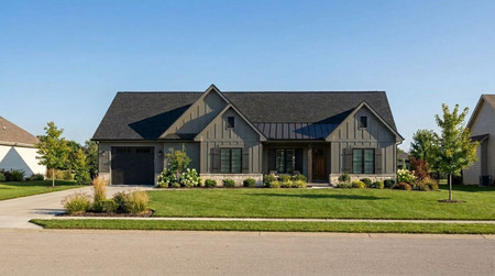 Farmhouse House Plan - Birch Crest 60536 - Front Exterior