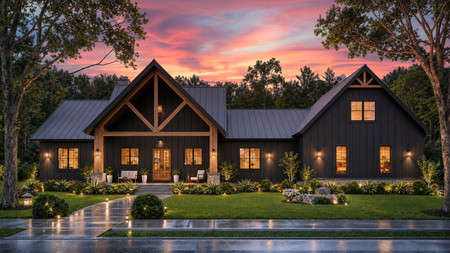Farmhouse House Plan - Haystack 1B 90588 - Front Exterior