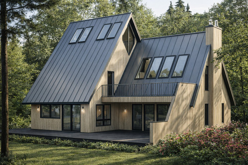 A-Frame House Plan - Cascade 10528 - Front Exterior