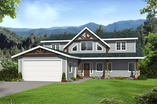 Craftsman House Plan - 10752 - Front Exterior