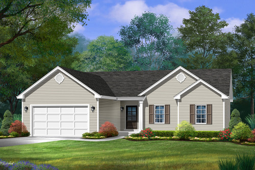 Traditional House Plan - 11443 - Front Exterior
