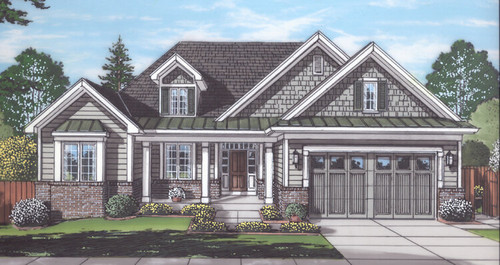 Ranch House Plan - Baldwin 12361 - Front Exterior